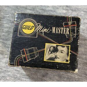 Vintage 1950s Craftsmen's Guild Mini-Master 2 x 2" 35mm Slide Viewer With Origin